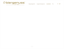 Tablet Screenshot of biergenuss.ch